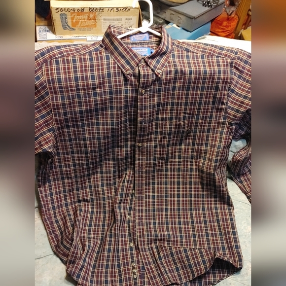 Pendleton Button Down Long Sleeve Wool Blend Shirt - Picture 1 of 8